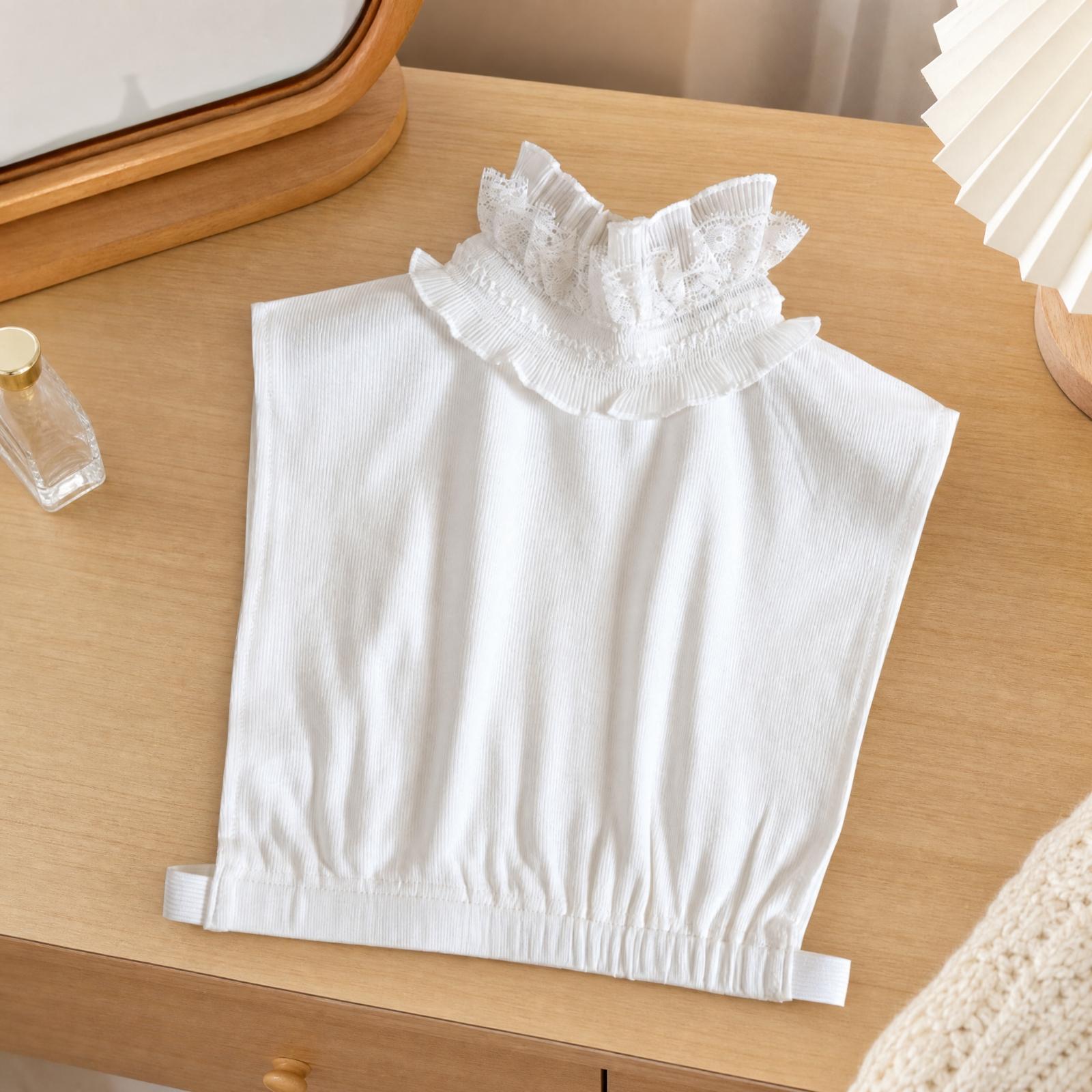 Tops - Women Faux Turtleneck Knit Collar Nylon