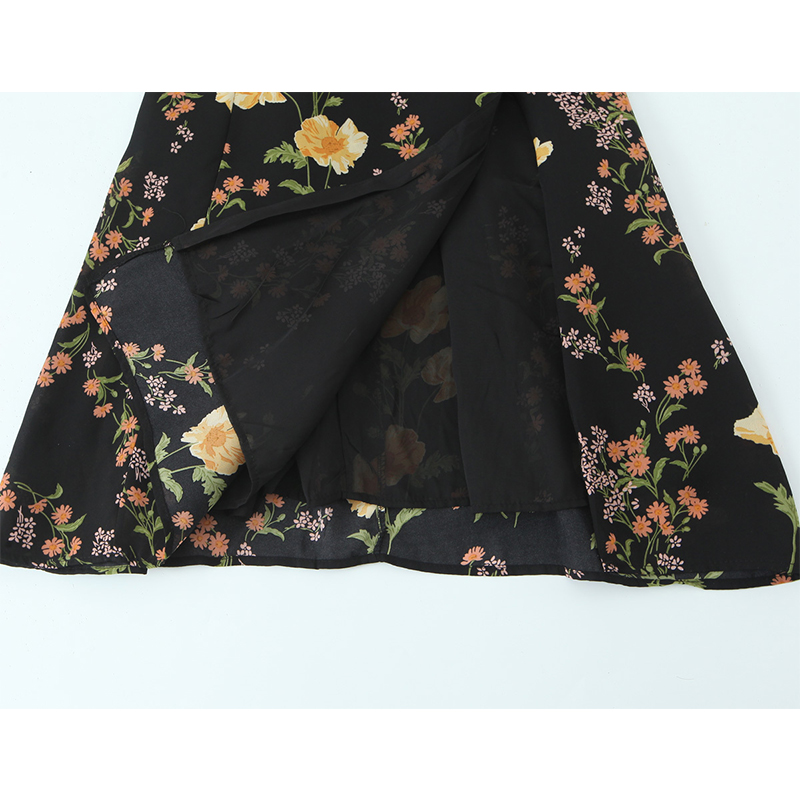 YENKYE French Style Vintage Fl - French Vintage Floral Midi Dress 评论和价格