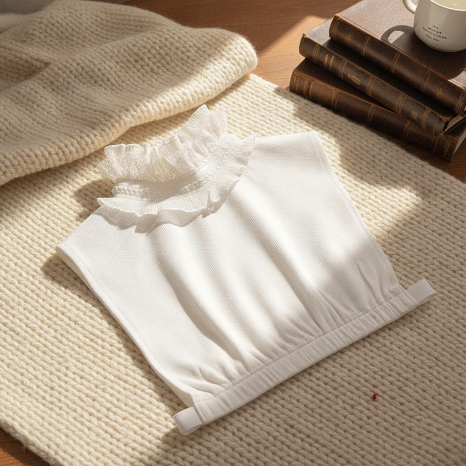Women Faux Turtleneck Knit Col - Tops 评论和价格